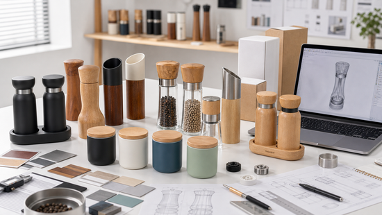 Custom kitchenware prototypes and multi-material product samples