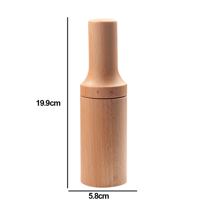 Wholesale Classic Beech Wood Pepper Grinder — image 4
