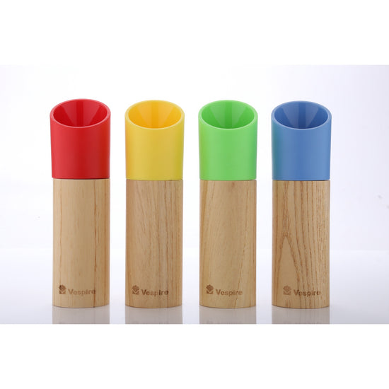 Custom Colour-Cap Wood Spice Grinder