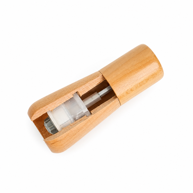 OEM Natural Beech Wood Pepper Mill — image 7
