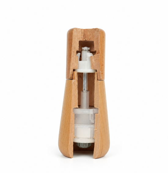 OEM Natural Beech Wood Pepper Mill — image 1