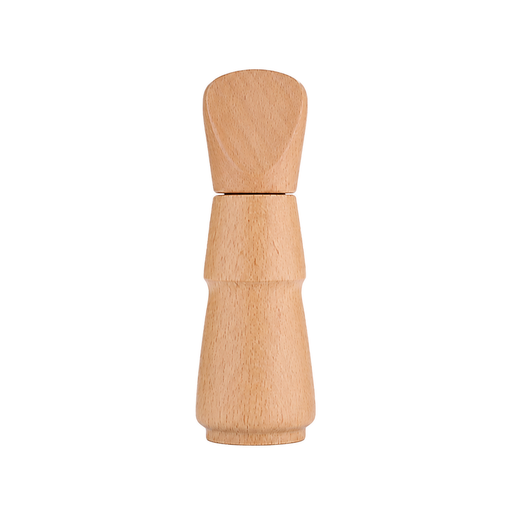 OEM Sculpted Beech Wood Pepper Mill — image 1