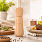 OEM Sculpted Beech Wood Pepper Mill — image 3
