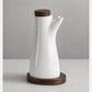 ODM Sculptural Black & White Oil Cruet Set