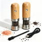 ODM Wood-Grain Rechargeable Salt & Pepper Grinder Set — image 4
