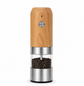 ODM Wood-Grain Rechargeable Salt & Pepper Grinder Set — image 1